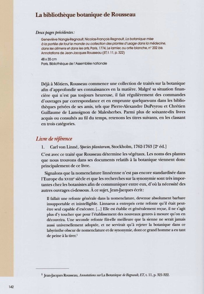 Bibliothèque de Rousseau, p. 142